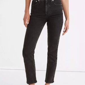 Madewell The Perfect Vintage Jean in Lunar Wash Size 26 Faded Black Jeans